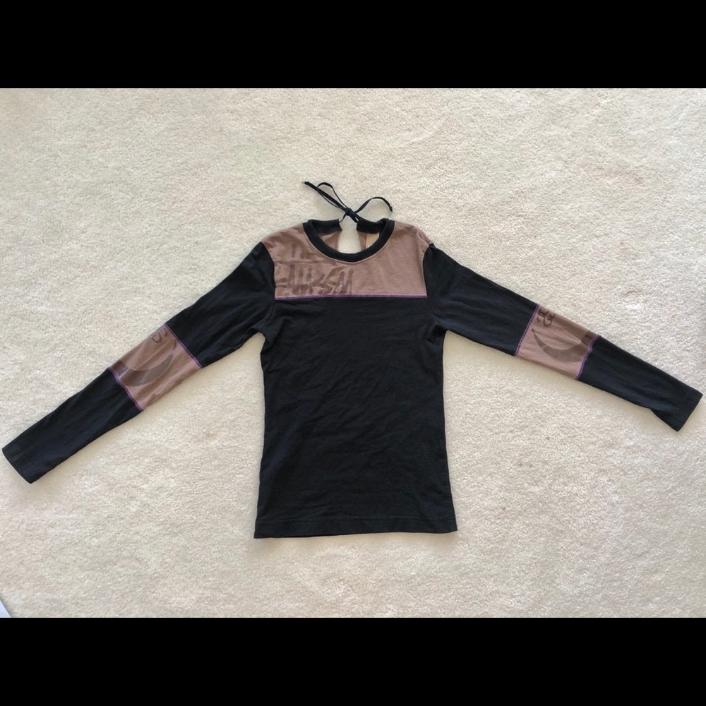 Stussy Womens Long Sleeve Shirt Small